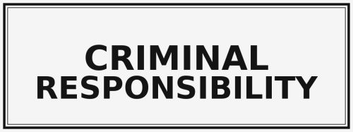 Criminal Responsibility